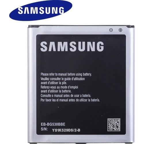 Samsung Original Battery EB-BG530BBE For Samsung Galaxy Grand Prime J2 Prime G530 G531 J500 J3 2016 J320 G550 J5 2015 2600mAh