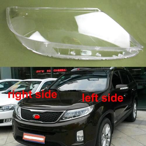 Front Headlamps Transparent Cover Lampshades Lamp Shell Masks Headlight Shell Cover Lens For Kia Sorento 2013 2014 2015