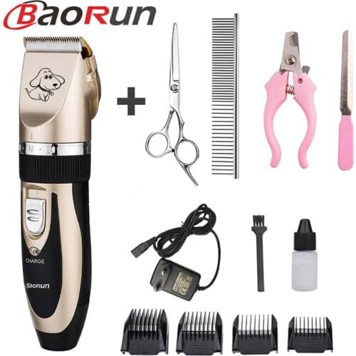 Professional Pet Dog Cat Hair Clipper Rechargeable Grooming Trimming Kit For Dog Hair Cutters Shaver Pet Fur Nail Accessories P2