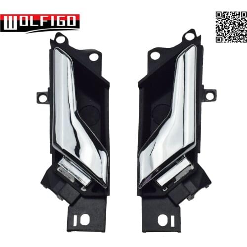 Chrome Inside Interior Car Door Handles Left Right For 2008-10 Saturn Vue Opel ANTARA L07 96660863, 96861998,96861999,96660864