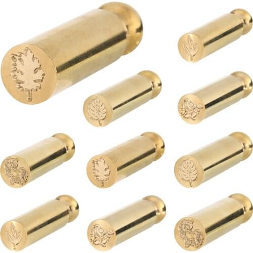 Scrapbooking Sealing Wax Stamp Diary Cylindrical Seal Album Handcraft DIY Stamp Retro Envelope Birthday Card Fire Painting