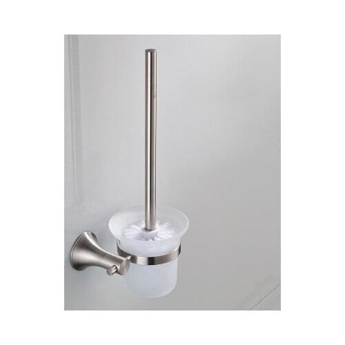 Modern Toilet brush holder Stainless Steel SUS 304 Mounting Seat Glass Cups Bathroom Hardware Fitting DG8409SN