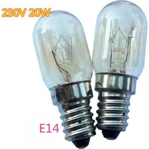 230V20W Microwave Oven or fridge Parts globe bulb E14 screw type