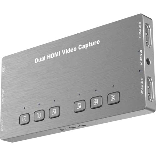 JOYUSING Dual HDMI Video Capture, Full HD Video & Audio High-Performance Record/Playback Real Time Live Streaming