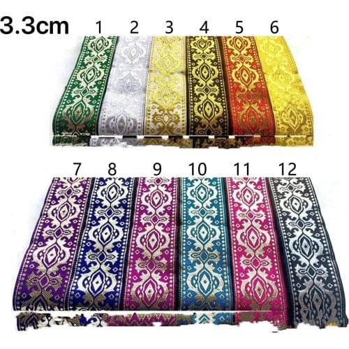 3.3cm ethnic style folk style nation style jacquard ribbon,jacquard webbing,garment ribbon,shoes ribbon,bag ribbon,QC0406d