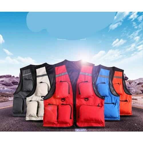 Fishing Vest Singlet Waistcoat Tank Top Outdoor Photographer Vest