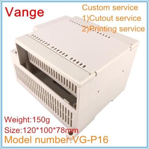 1pcs/lot extruded mould junction box 120*100*78mm ABS plastic instrument housing diy for electronic control device