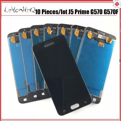 10 Piece/lot AMOLED LCD For Samsung Galaxy J5 Prime J5P G570 G570F G570L LCD Display Touch Screen Digitizer Assembly by wholesal