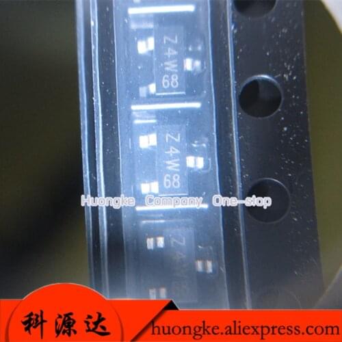 100pcs/lot Chip regulator triode BZX84C6V2 BZX84-C6V2 6.2V silk screen Z4