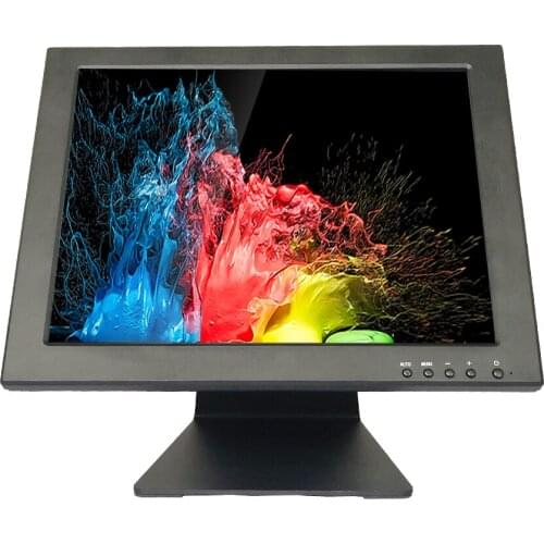 15 inch 5 wire resistive touch screen monitor 1024*768 pos computer monitor