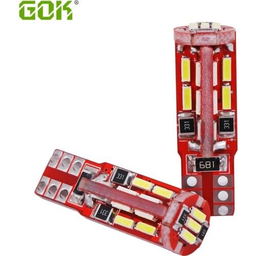 4pcs Canbus T10 Led W5W Led 19led 4014 SMD Car Light Backup T10 19SMD led Signal Marker Parking clearance Lamp White