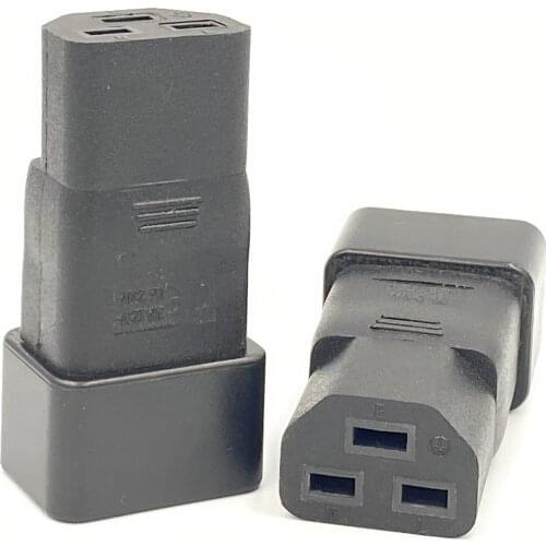 IEC320 IEC 320 C20 to C21 C19 Male to Female Extension PDU UPS Power Adapter connector Rated 16A 250V WA-0169