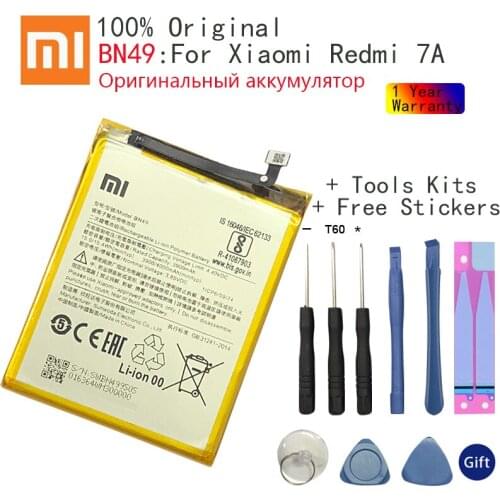 XiaoMi Original Battery BN49 For Xiaomi Redmi 7A Replacement 4000mAh High Capacity Phone Battery
