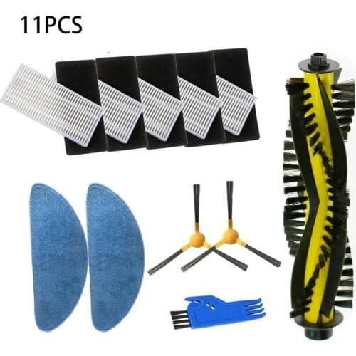 Side Brush Filter Sponge Kit For Mamibot Exvac660 Vacuum Cleaner Accessories High Quality Filters Cleaning Brushes Replacement