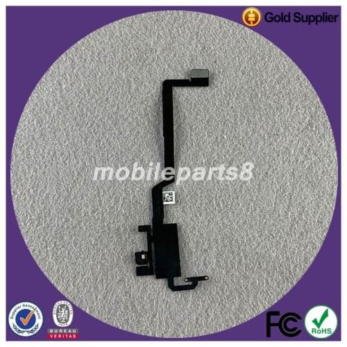 10pcs/Lot Front Light Sensor Flex Ribbon Cable Earpiece Ear Speaker For iPhone X face id flex cable Replacement Parts