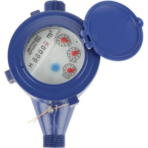 G5AB Water Meter Water Flow Meter 15mm 1/2 inch Cold Water Meter Compatible with Garden & Home use Wet Table Measuring Tool