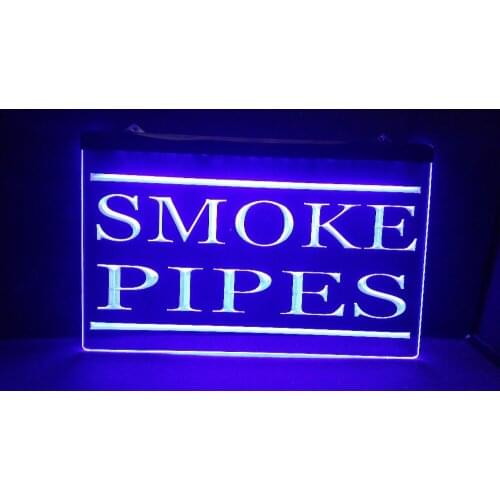 Jb-46 Smoke Pipes Shop Display Adv LED Neon Light Sign