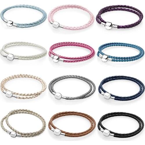 PDB SL high quality 925 sterling silver series fashion charm DIY bracelet suitable for bead charm female bracelet jewelry gift