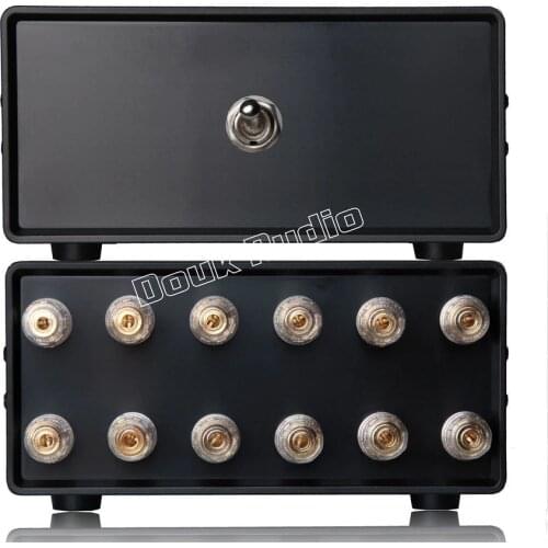 Nobsound 2(1)-IN-1(2)-OUT Amplifier / Speaker Audio Splitter / Switcher Passive Selector Free Shipping