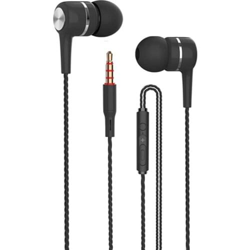 Mobile Wired Headphones 3.5 Sport Earbuds with Bass Phone Earphones lotus Stereo Headset Mic Music Earphones for huawei iphone