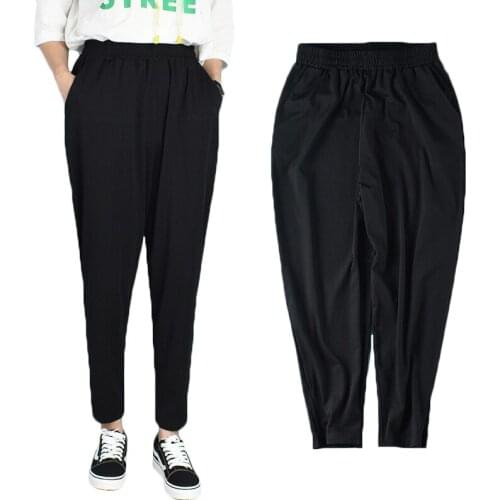Qpipsd Women's Trousers Harem Pants