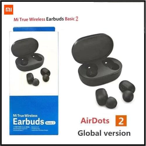 Original Xiaomi AirDots TWS Stereo Bluetooth Earphones Global Version Basic 2 Mi Real Redmi airdots Wireless Bluetooth Earphones