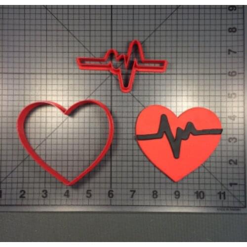 Heartbeat Cookie Cutter Kitchen Baking Supplies Cake Icing Decoration Tools Set all Kinds Of Cartoon Patterns 3D Custom Seal