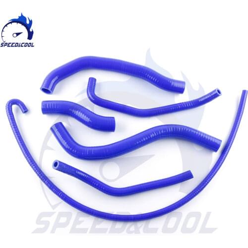 Motorcycle Silicone Radiator Coolant Hose Kit For SUZUKI GSXR 600 750 SRAD 1996-2000 High Performance Pressure Temperature