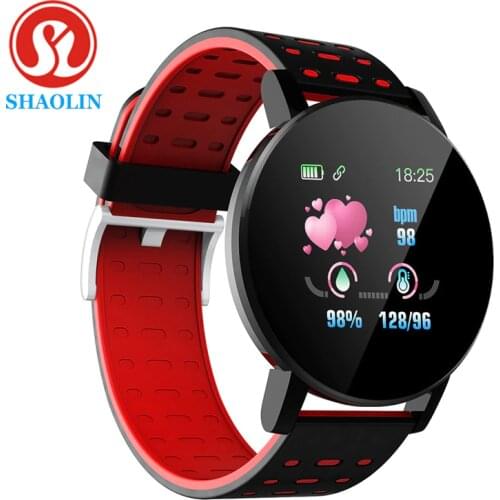 Heart Rate Smart Watch Man Wristband Sports Watches Band Waterproof Smartwatch Android With Alarm Clock SHAOLIN Smart Bracelet