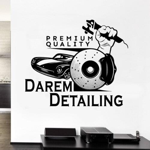 Premium Quality Care Detailing Wall Decal Sticker Car Garage Home Living Room Decoration Removable A002004