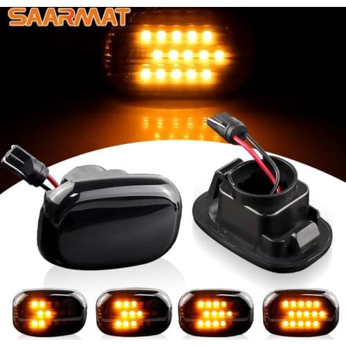 2 CSNbus Side Marker Flashing Indicator Dynamic mudguard indicator for Toyota Corolla E10/E11/E12 Yaris Verso Hilux Surf N21 RX