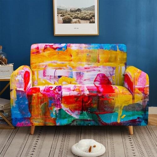 Graffiti art 3D printin Sofa Cover Mandala Pattern Sofa covers sofa towel Living Room Furniture Protective Armchair couches sofa