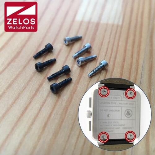 4pieces/set inner hexagon watch screws for Bell ross BR01 46mm watch case back screw (with tools)