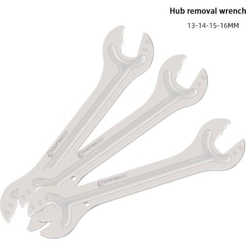 4 IN 1 13/14/15/16MM Carbon Bicycle Pedal Wrench Hub Removal Wrench Steel Repair Wrench Cycling Bike Repair Tool Strengthen