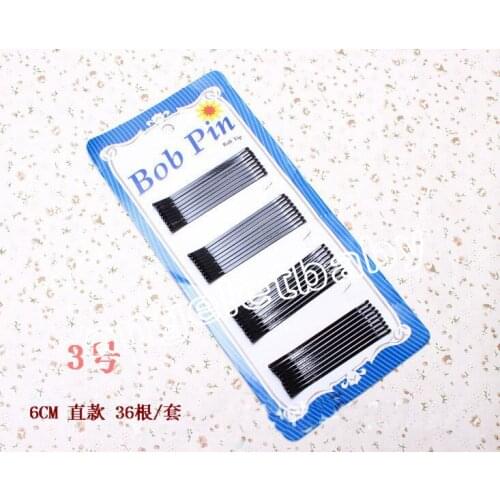 6CM black Invisible hair clip bobby pin hair pins clips Exclusive on sale hot popular lady worthwhile 360pcs=10cards FJ3229