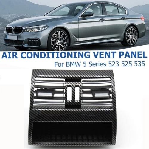 Car Rear Center Console Air Outlet Vent Grille Cover Air Conditioner Vent Trim For-BMW 5-Series F10 520 521 523 525 530