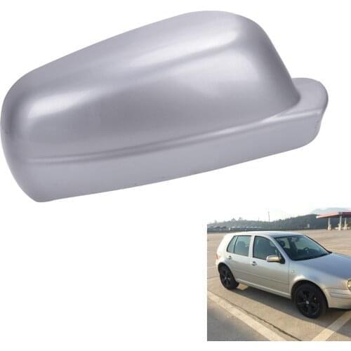 Car Mirror Shell For VW Passat B5 Bora MK4 Review Cover Right side Silver CASING SKODA