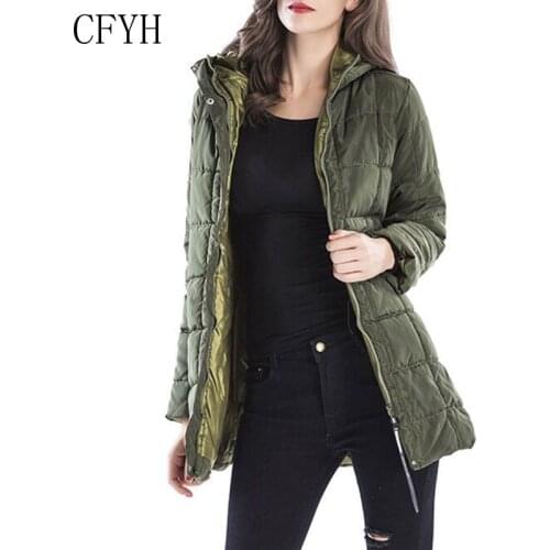 Женские зимние парки CFYH China At AliExpress