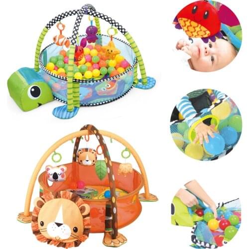 Baby Play Mat 0-1 Year Game Tapete Infantil Educational Crawling Mat Play Gym Cartoon Blanket Ball Pit Toys Play Mat Baby Gym