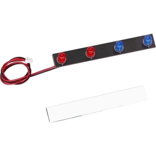 For WLtoys 12428 1/12 RC Car Headlight Roof Lamp Light Red Blue Upgrade Parts Accessories