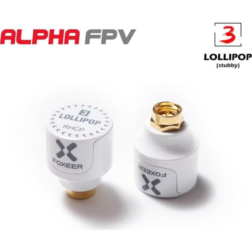 Foxeer Lollipop 3 V3 Stubby Antenna 5.8G 2.3Dbi RHCP LHCP 22.7mm 4.8g FPV SMA Micro Mushroom Receiver Antenna for FPV GREEN