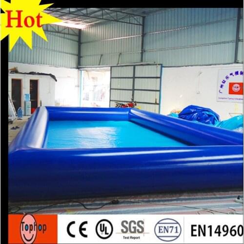 Hi Bouncia Inflatable Swimming Pool Giant Inflatable Above Ground Square Pool with factory price