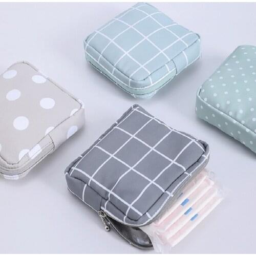 New Sanitary Towel Napkin Pad Tampon Purse Holder Case Bag Organizer Pouch Girls Feminine Hygiene Portable Mini Bag Storage Bags