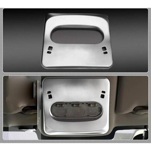 Front Roof Dome Reading Light Lamp Cover For Nissan Qashqai J11 Dualis 2014 2015 2016 2017 ABS Chrome Car Accessories