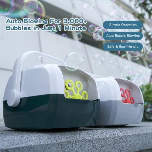 Portable Electric Automatic Bubble Making Machine for Kids Garden Birthday Party Wedding Festival Stage Club Fun Indoor Outdoor