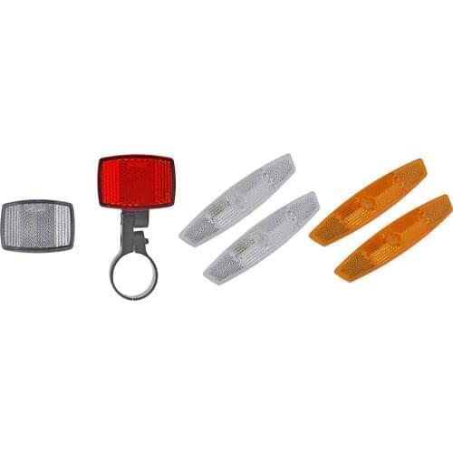 Bike Reflector Reflectante Reflective Part Accessory for Tricycle reflect a dazzling white light for the drive-by vehicles