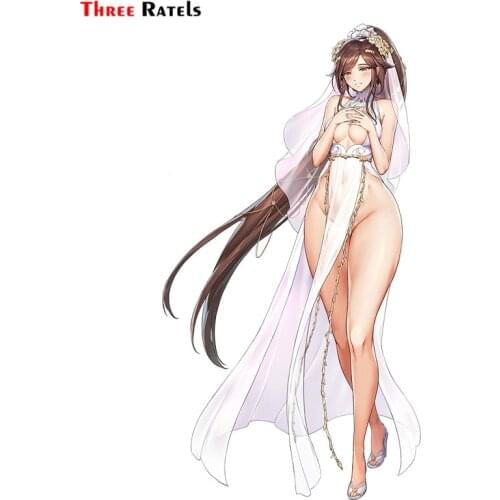 Three Ratels F144 hentai video game anime girl khan the swift last origin Stickers for Car Body pvc Vinyl Decal car sticker