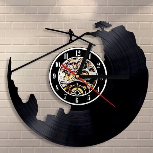Saat Vintage Vinyl LP Record Wall Clock 12Inch Timepiece 3D Decorative Clock Art Wall Indoor Home Decoration reloj