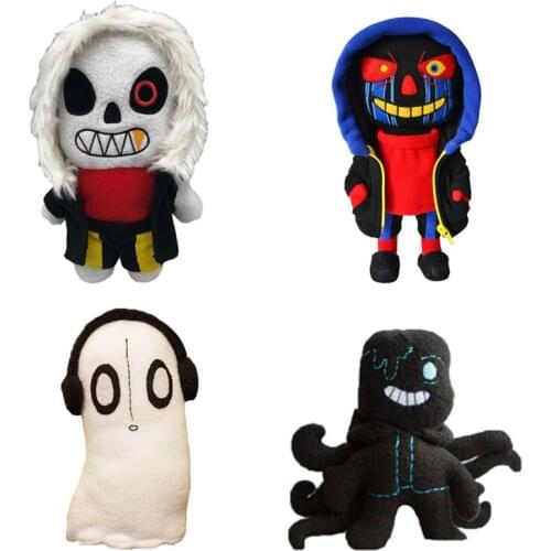 1pcs 25cm Undertale Sans Plush Doll Zombie Ootopus Music Doll Moive Game Character Soft Stuffed Gifts for Children Kids