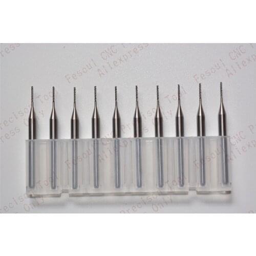 3.175mm(1/8'')*0.7mm,10pcs,Freeshipping PCB Corn Milling Cutter,Solid carbide CNC Drill Bit,wood tool,plastic,MDF
